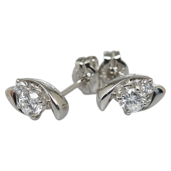 Pt900 プラチナ ダイヤ0.30ct ピアス レディース 【中古】