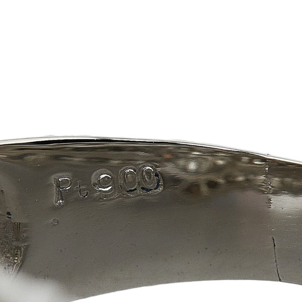 Pt900 プラチナ ダイヤ2.00ct ハーフエタニティ リング 指輪 レディース 6.5号 【中古】