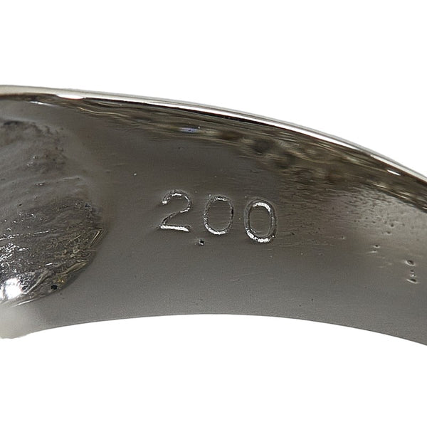 Pt900 プラチナ ダイヤ2.00ct ハーフエタニティ リング 指輪 レディース 6.5号 【中古】