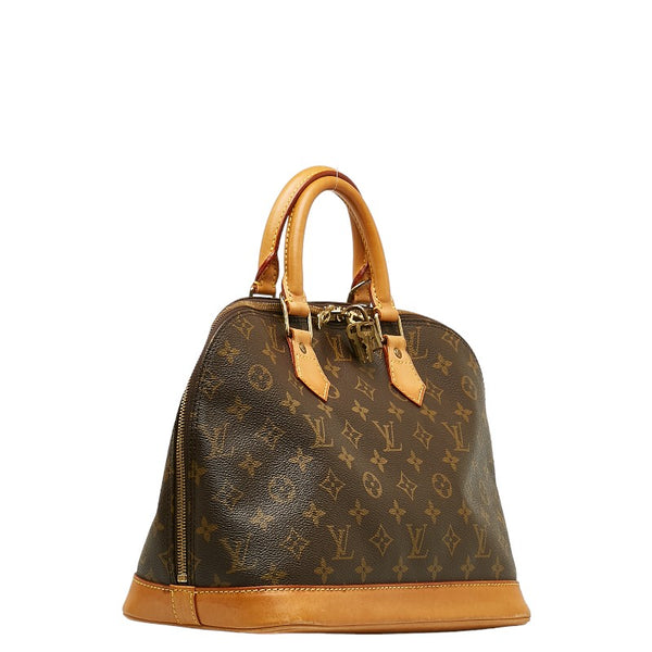 ルイ ヴィトン モノグラム アルマ ハンドバッグ M51130 ブラウン PVC レザー レディース LOUIS VUITTON 【中古】