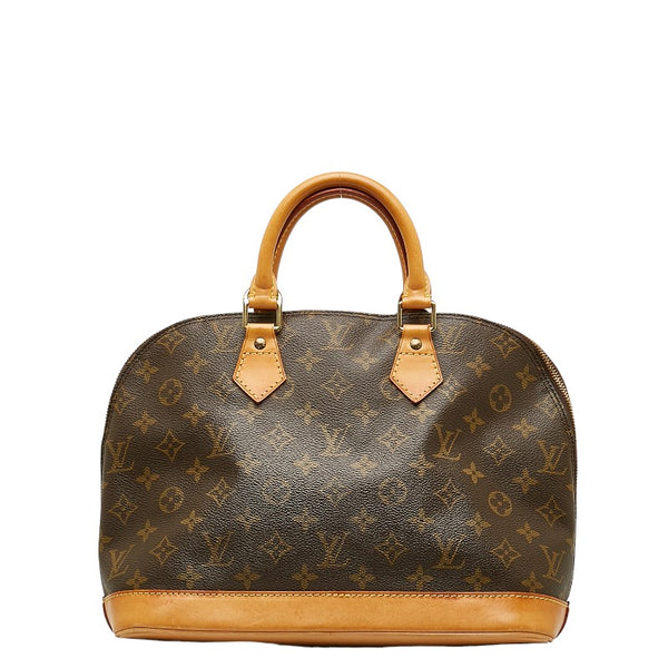 ルイ ヴィトン モノグラム アルマ ハンドバッグ M51130 ブラウン PVC レザー レディース LOUIS VUITTON 【中古】
