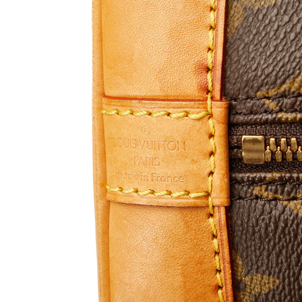 ルイ ヴィトン モノグラム アルマ ハンドバッグ M51130 ブラウン PVC レザー レディース LOUIS VUITTON 【中古】