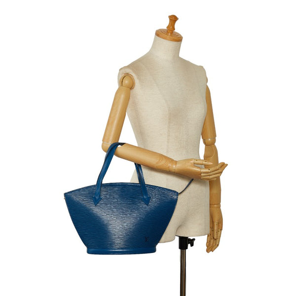 ルイ ヴィトン エピ サンジャック ハンドバッグ M52275 トレドブルー レザー レディース LOUIS VUITTON 【中古】
