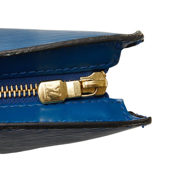 ルイ ヴィトン エピ サンジャック ハンドバッグ M52275 トレドブルー レザー レディース LOUIS VUITTON 【中古】