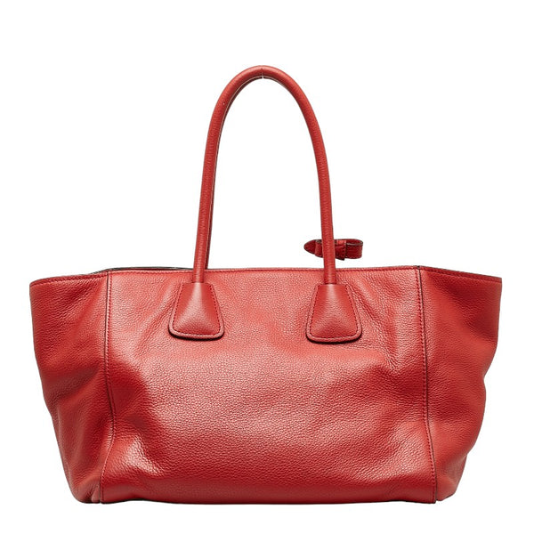 プラダ ハンドバッグ ショルダーバッグ 2WAY BN2795 レッド レザー レディース PRADA 【中古】