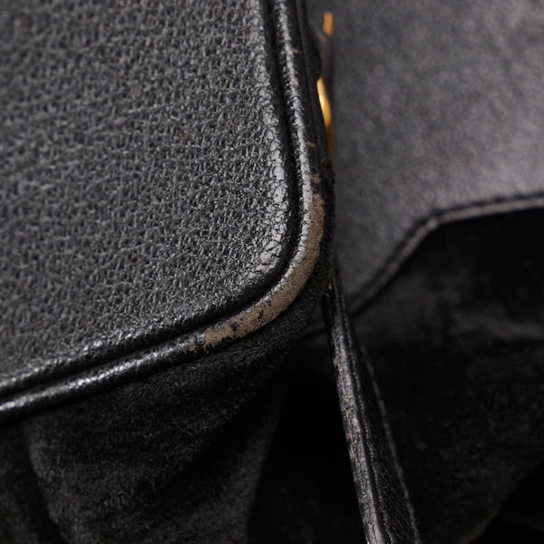 グッチ バンブー リュック バックパック 003 2058 0016 ブラック レザー スウェード レディース GUCCI 【中古】