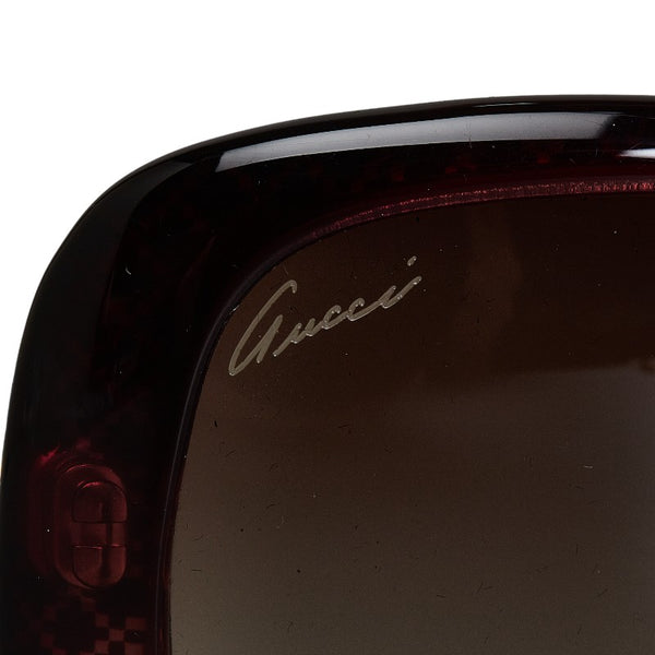 グッチ ディアマンテ グラデーション サングラス GG3593 F S ブラウン マルチカラー プラスチック レディース GUCCI 【中古】