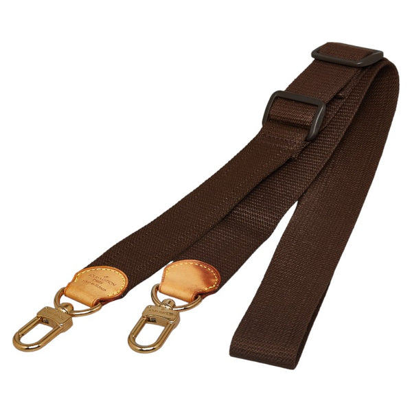 ルイ ヴィトン ショルダーストラップ ブラウン キャンバス レザー レディース LOUIS VUITTON 【中古】