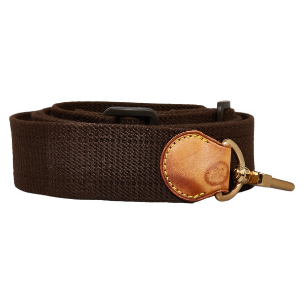 ルイ ヴィトン ショルダーストラップ ブラウン キャンバス レザー レディース LOUIS VUITTON 【中古】