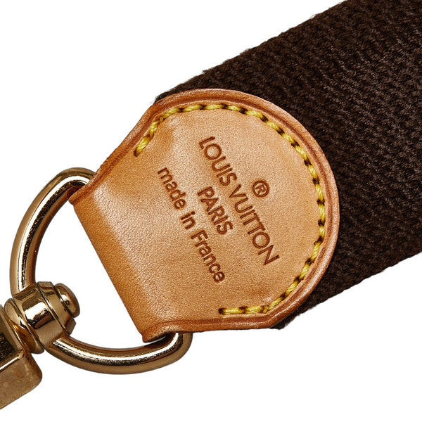ルイ ヴィトン ショルダーストラップ ブラウン キャンバス レザー レディース LOUIS VUITTON 【中古】