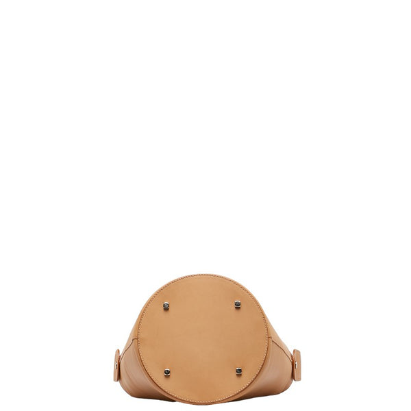 サルヴァトーレフェラガモ ワンショルダーバッグ AQ-21 0877 ベージュ レザー レディース Salvatore Ferragamo 【中古】