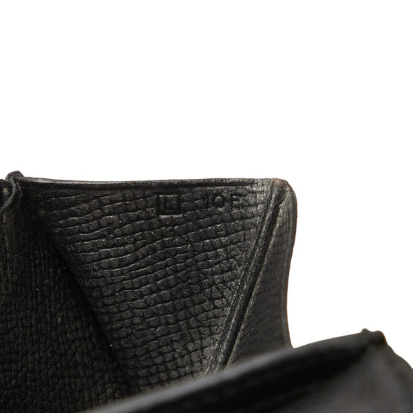 エルメス ベアンスフレ 長財布 ブラック ヴォーエプソン レディース HERMES 【中古】