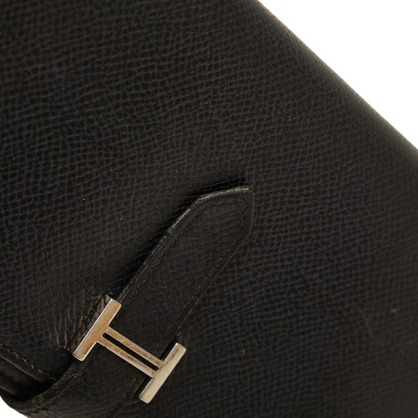 エルメス ベアンスフレ 長財布 ブラック ヴォーエプソン レディース HERMES 【中古】
