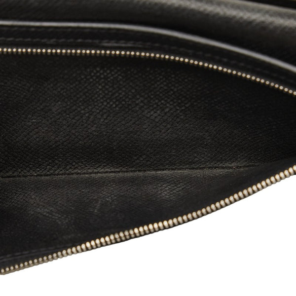 エルメス ベアンスフレ 長財布 ブラック ヴォーエプソン レディース HERMES 【中古】