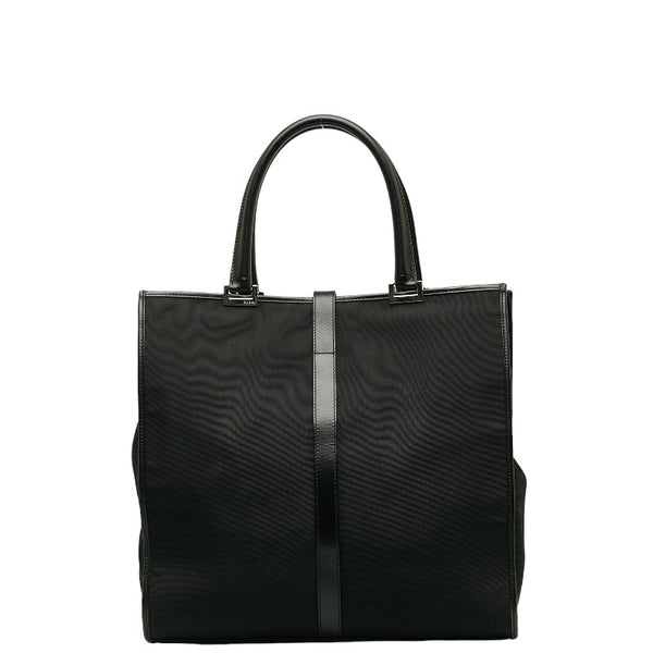 グッチ ジャッキー  トートバッグ 002 1064 ブラック キャンバス レザー メンズ GUCCI 【中古】