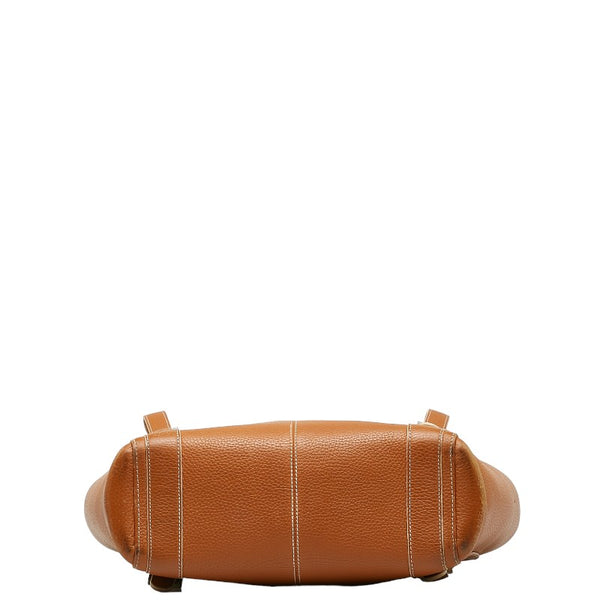 ロエベ ハンドバッグ トートバッグ ブラウン レザー レディース LOEWE 【中古】