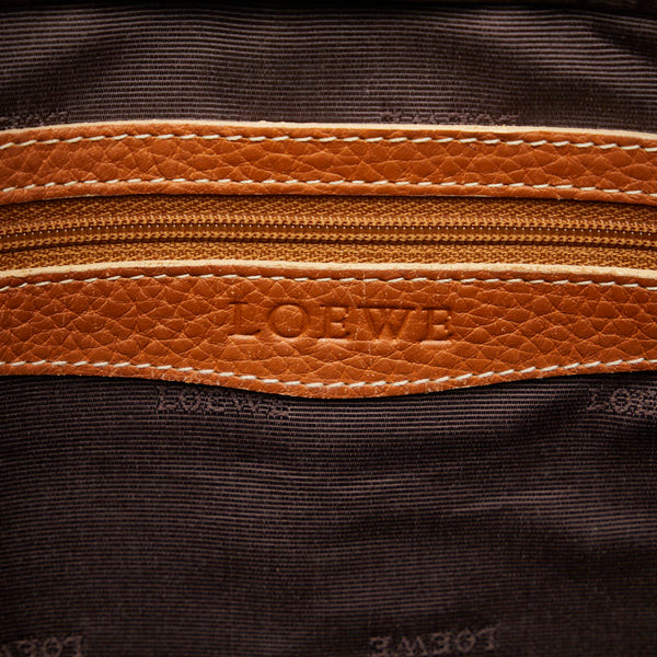 ロエベ ハンドバッグ トートバッグ ブラウン レザー レディース LOEWE 【中古】