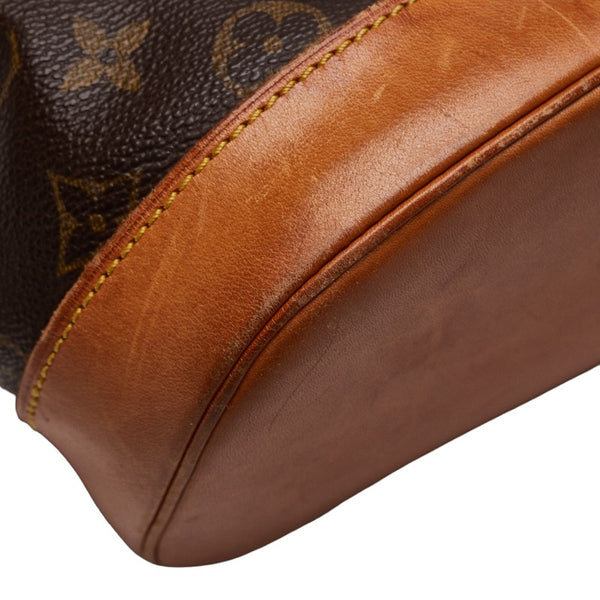 ルイ ヴィトン モノグラム モンスリGM リュック バックパック M51135 ブラウン PVC レザー レディース LOUIS VUITTON 【中古】