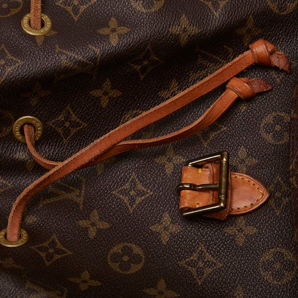 ルイ ヴィトン モノグラム モンスリGM リュック バックパック M51135 ブラウン PVC レザー レディース LOUIS VUITTON 【中古】
