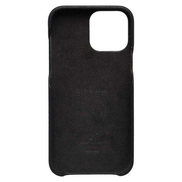 ルイ ヴィトン モノグラム バンパー 13PRO MAX iphone 13PRO MAX スマホケース M46053 ブラック ブラウン レザー レディース LOUIS VUITTON 【中古】
