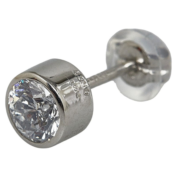 Pt900 プラチナ ダイヤ0.569ct シングルピアス ピアス レディース 【中古】