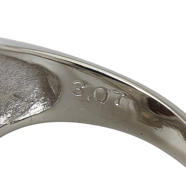 Pt900ベース/K18コンビ ボルダーオパール3.07ct ダイヤ0.14ct リング 指輪 レディース 7.5号 【中古】