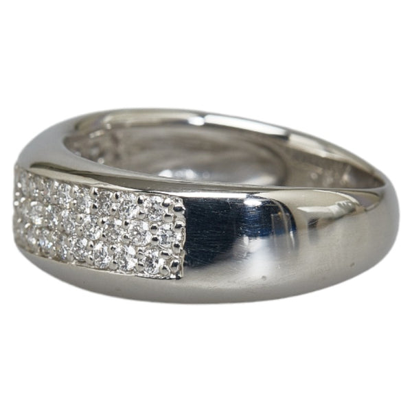 Pt900 プラチナ ダイヤ0.50ct パヴェ リング 指輪 レディース 12.5号 【中古】