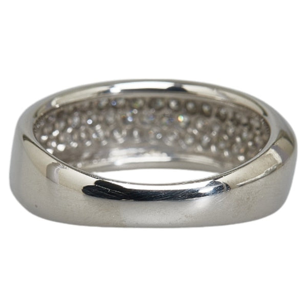 Pt900 プラチナ ダイヤ0.50ct パヴェ リング 指輪 レディース 12.5号 【中古】