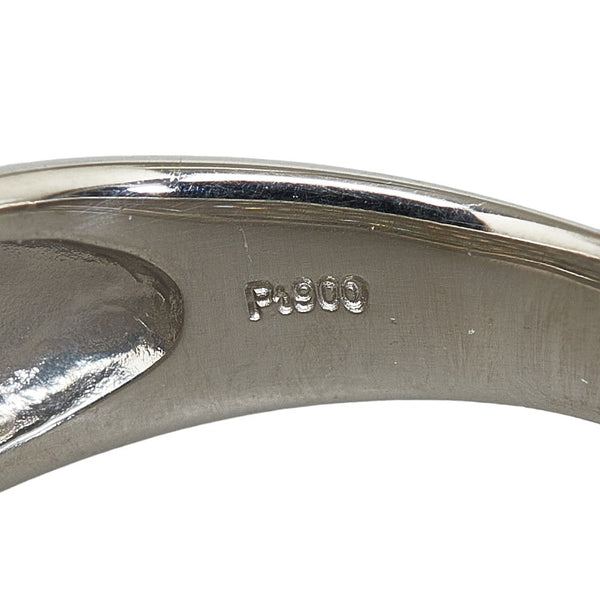 Pt900 プラチナ ダイヤ0.50ct パヴェ リング 指輪 レディース 12.5号 【中古】