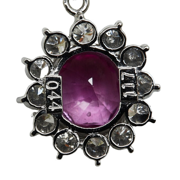 Pt900 プラチナ Pt850 プラチナ ルビー1.17ct ダイヤ0.44ct ペンダントネックレス レディース 【中古】