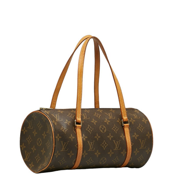 ルイ ヴィトン モノグラム パピヨン30 (旧) ハンドバッグ M51385 ブラウン PVC レザー レディース LOUIS VUITTON 【中古】