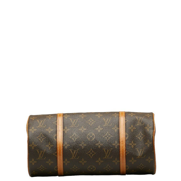 ルイ ヴィトン モノグラム パピヨン30 (旧) ハンドバッグ M51385 ブラウン PVC レザー レディース LOUIS VUITTON 【中古】