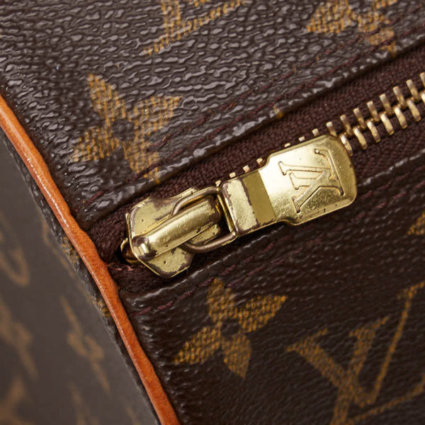 ルイ ヴィトン モノグラム パピヨン30 (旧) ハンドバッグ M51385 ブラウン PVC レザー レディース LOUIS VUITTON 【中古】