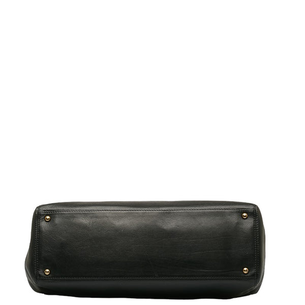 シャネル ココマーク トートバッグ ショルダーバッグ 2WAY ブラック レザー レディース CHANEL 【中古】