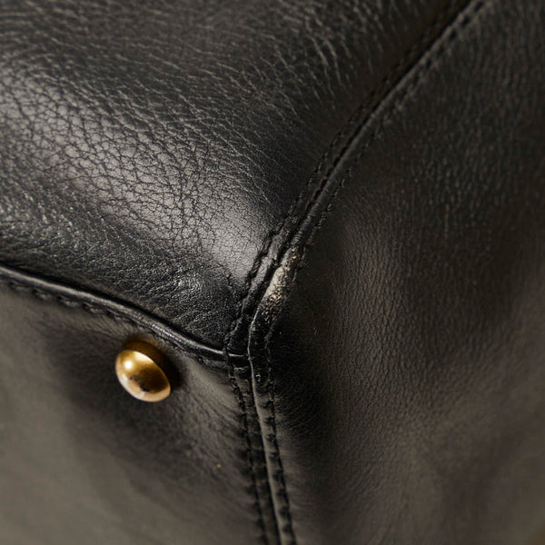 シャネル ココマーク トートバッグ ショルダーバッグ 2WAY ブラック レザー レディース CHANEL 【中古】