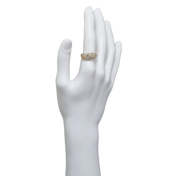 K18YG イエローゴールド ダイヤ1.21ct リング 指輪 レディース 15号 【中古】