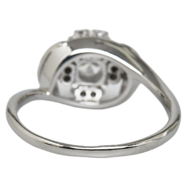Pt900 プラチナ ダイヤ0.35ct リング 指輪 レディース 9.5号 【中古】