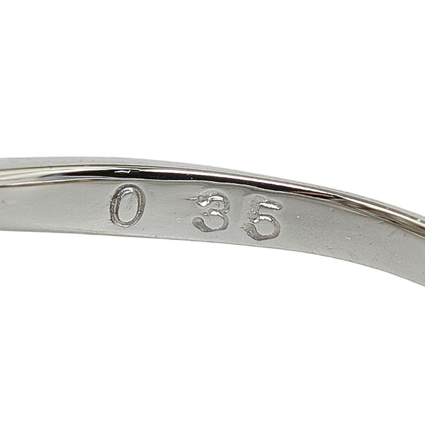 Pt900 プラチナ ダイヤ0.35ct リング 指輪 レディース 9.5号 【中古】