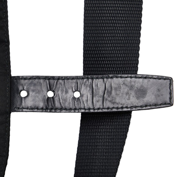 プラダ 斜め掛け ショルダーバッグ ブラック ナイロン レディース PRADA 【中古】