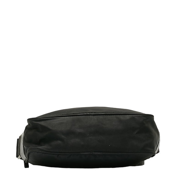 プラダ 斜め掛け ショルダーバッグ ブラック ナイロン レディース PRADA 【中古】