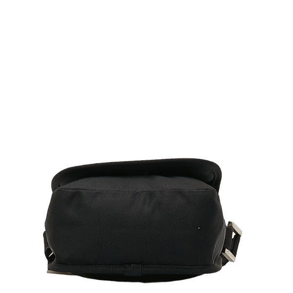 フェンディ 斜め掛け ミニショルダーバッグ 26772 ブラック ナイロン レディース FENDI 【中古】