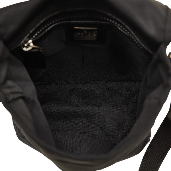 フェンディ 斜め掛け ミニショルダーバッグ 26772 ブラック ナイロン レディース FENDI 【中古】