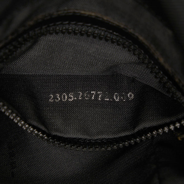 フェンディ 斜め掛け ミニショルダーバッグ 26772 ブラック ナイロン レディース FENDI 【中古】