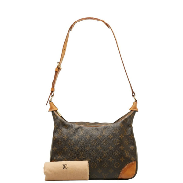 ルイ ヴィトン モノグラム ブローニュ30 ショルダーバッグ M51265 ブラウン PVC レザー レディース LOUIS VUITTON 【中古】