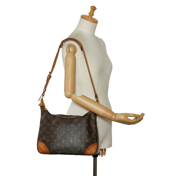 ルイ ヴィトン モノグラム ブローニュ30 ショルダーバッグ M51265 ブラウン PVC レザー レディース LOUIS VUITTON 【中古】
