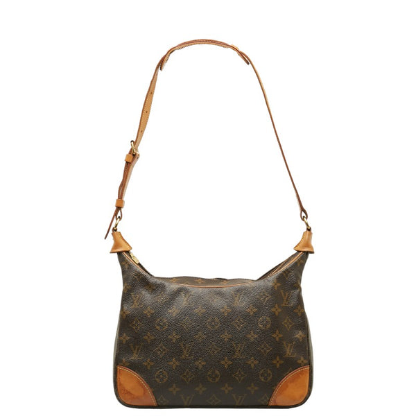 ルイ ヴィトン モノグラム ブローニュ30 ショルダーバッグ M51265 ブラウン PVC レザー レディース LOUIS VUITTON 【中古】