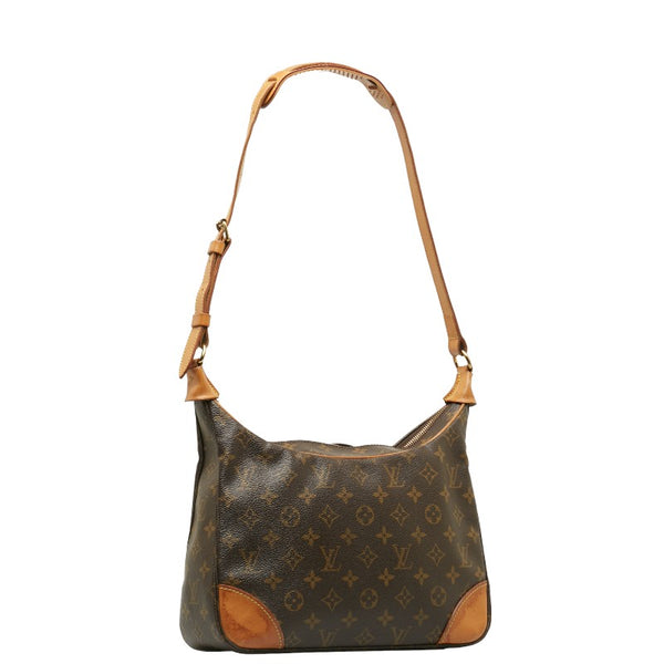 ルイ ヴィトン モノグラム ブローニュ30 ショルダーバッグ M51265 ブラウン PVC レザー レディース LOUIS VUITTON 【中古】