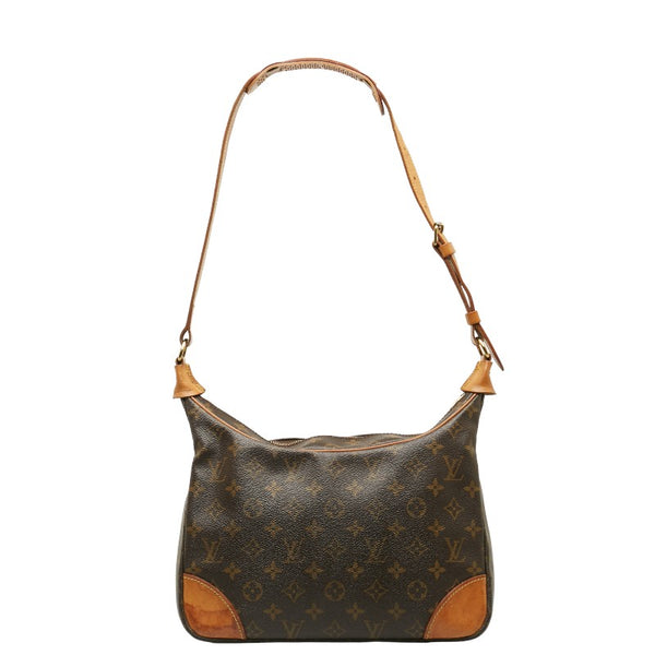 ルイ ヴィトン モノグラム ブローニュ30 ショルダーバッグ M51265 ブラウン PVC レザー レディース LOUIS VUITTON 【中古】