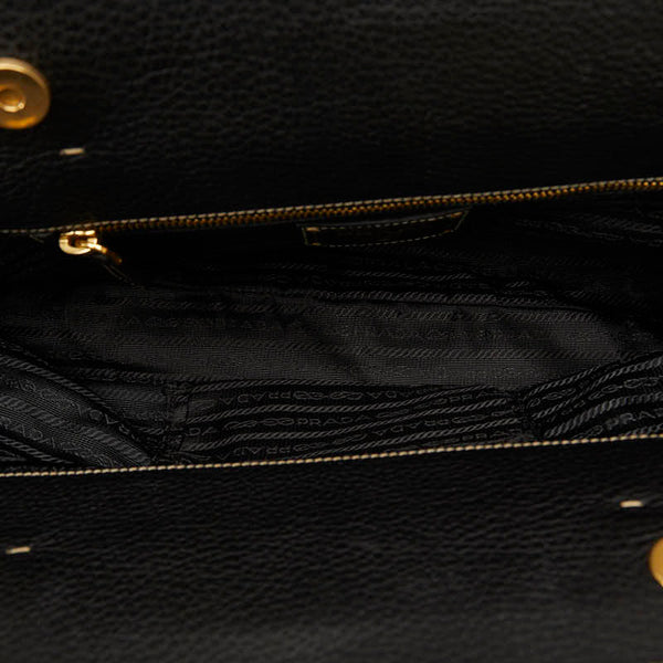 プラダ ハンドバッグ トートバッグ BN1442 ブラック ナイロン レザー レディース PRADA 【中古】