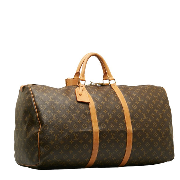 ルイ ヴィトン モノグラム キーポル60 ボストンバッグ トラベルバッグ M41422 ブラウン PVC レザー レディース LOUIS VUITTON 【中古】